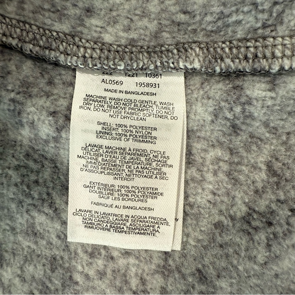 Columbia Women’s Sweater Weather Fleece Heathered Gray Jacket XXL - Picture 11 of 14